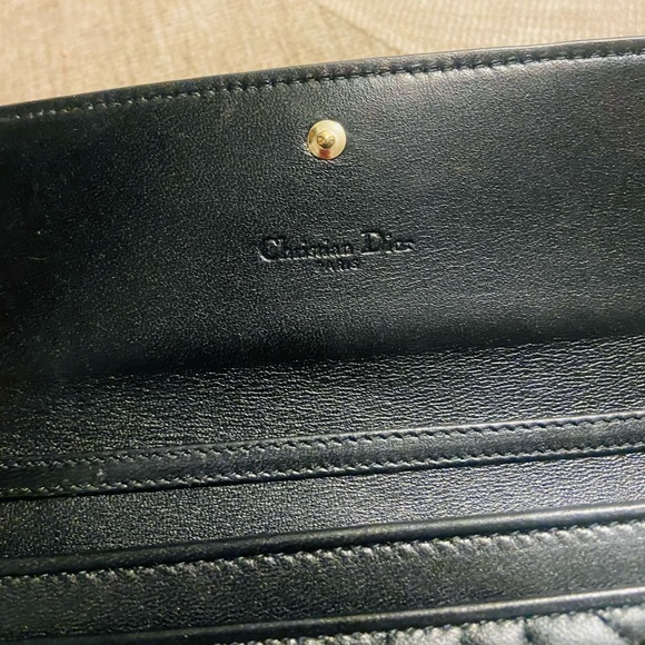 Authentic Classic Black Lambskin Leather Dior - Picture 7 of 11